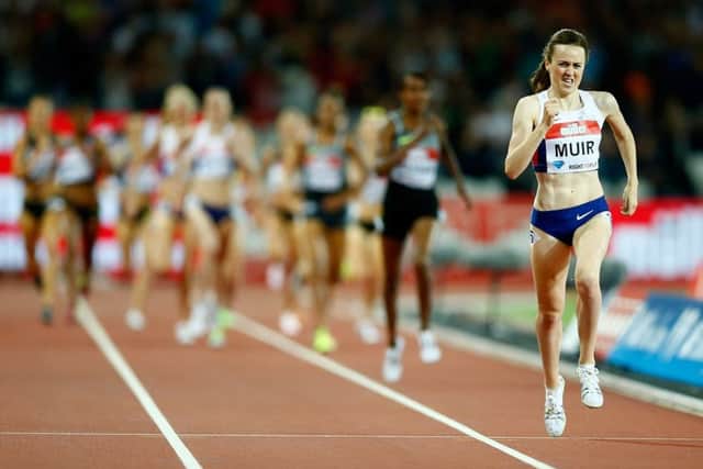 Laura Muir hopes to leave rivals in her wake in Glasgow. Picture: Christopher Lee/Getty Images