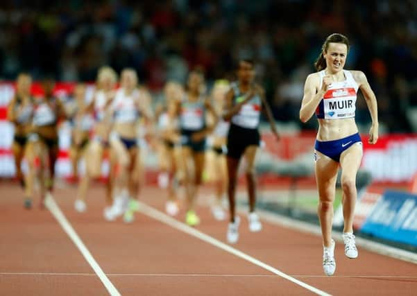 Laura Muir hopes to leave rivals in her wake in Glasgow. Picture: Christopher Lee/Getty Images