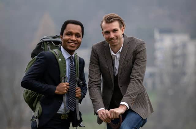 George Benson and Mats Zachariassen, who are both studying for a MBA with Stirling Management School. Picture: Contributed