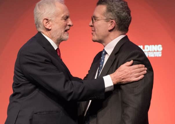 Labour's deputy leader Tom Watson is now engaged in a strategy of grinding passive aggression and Jeremy Corbyn can't do anything but take it. Photograph: PA
