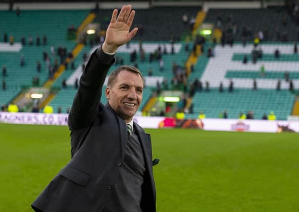 'Brendan Rodgers should be judged on what he gave to Celtic across two and three-quarter years'. Pic: SNS/Alan Harvey