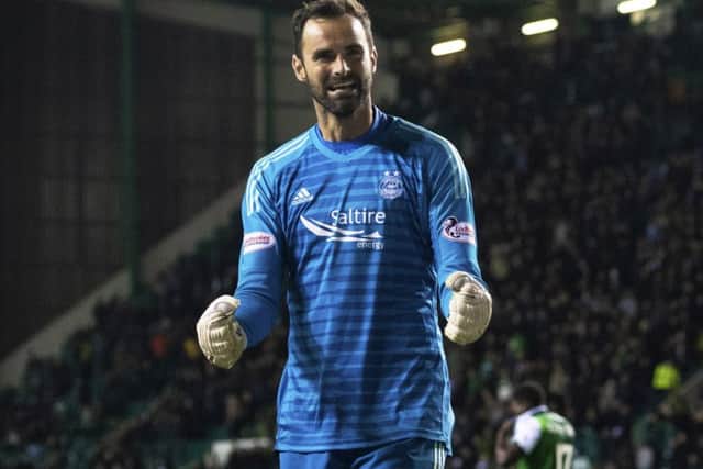 Aberdeen's Joe Lewis. Pic: SNS/Craig Williamson