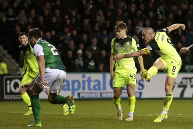 Celtic's Scott Brown scored to mkae it 2-0.