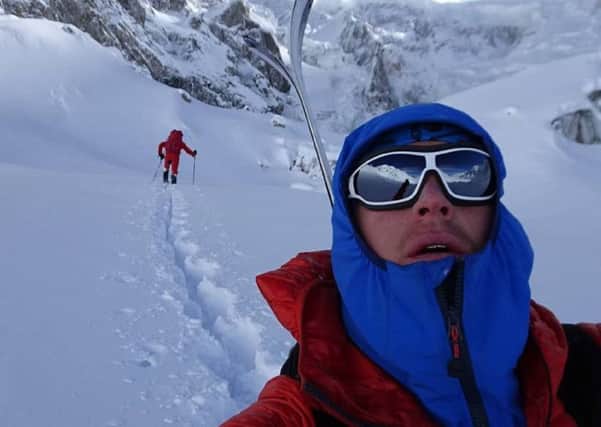 Scottish climber Tom Ballard and Italian Daniele Nardi have been missing on Pakistan's notoriously dangerous mountain since 24 February. Picture: 
Tom Ballard/Instagram