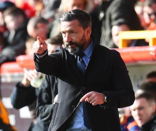 Aberdeens fine form on the road gives Derek McInnes confidence that his team can win the replay against Rangers after yesterdays 1-1 draw at Pittodrie. Picture: SNS.