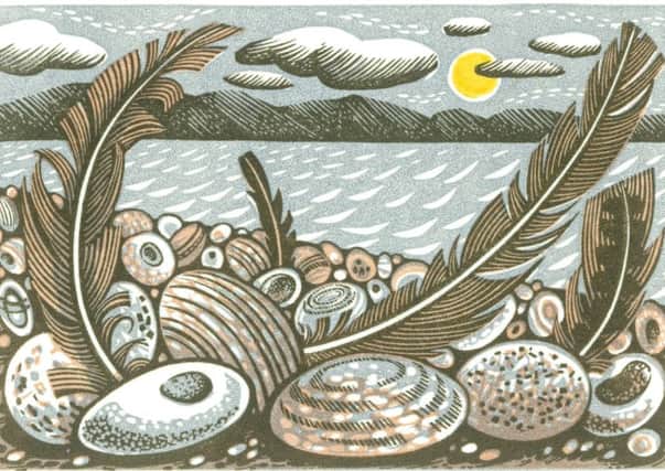 Tideline Feathers by Angie Lewin
