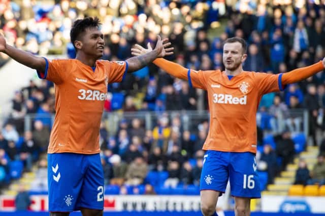 Andy Halliday has hailed team-mate Alfredo Morelos. Picture: SNS/Alan Harvey