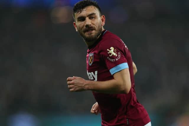 FA charge: West Ham winger Robert Snodgrass. Picture: Getty Images