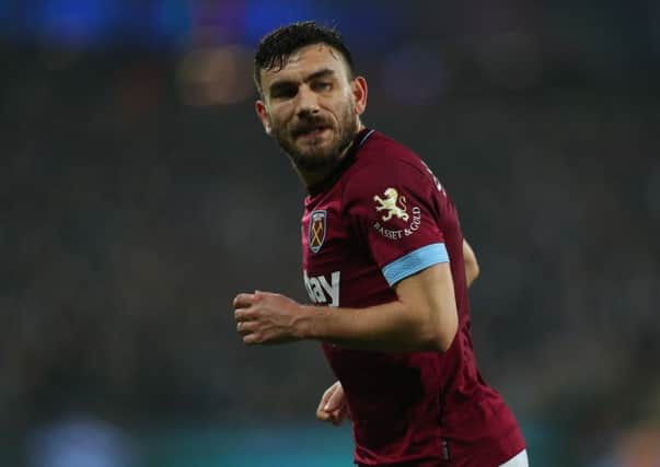 FA charge: West Ham winger Robert Snodgrass. Picture: Getty Images