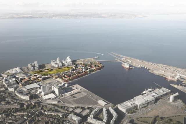 The new park at the Western Harbour will be one of the biggest created in Edinburgh for more than a century.