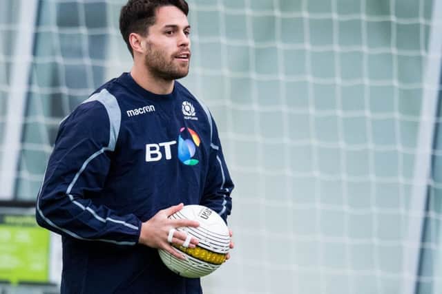 Sean Maitland has been ruled out of the clash with Wales. Picture: SNS Group