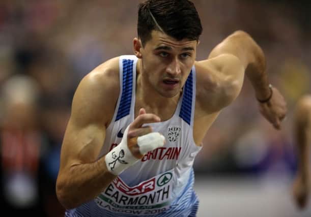 Guy Learmonth of Great Britain competes during the Mens 800m  during the European Athletics Indoor Championships at the Emirates Arena (Photo by Ian MacNicol/Getty Images)