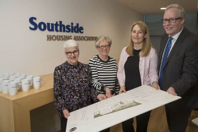 Betty Macneill, Margaret McIntyre and Mandy Wright of SHA with Michael McCuaig of Handelsbanken. Picture: contributed.