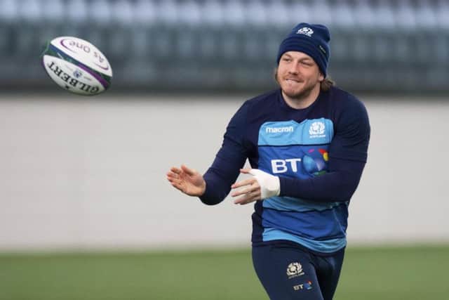 Scotland flanker Hamish Watson is delighted to be back in the mix for the Six Nations clash with Wales. Picture: Craig Williamson/SNS/SRU
