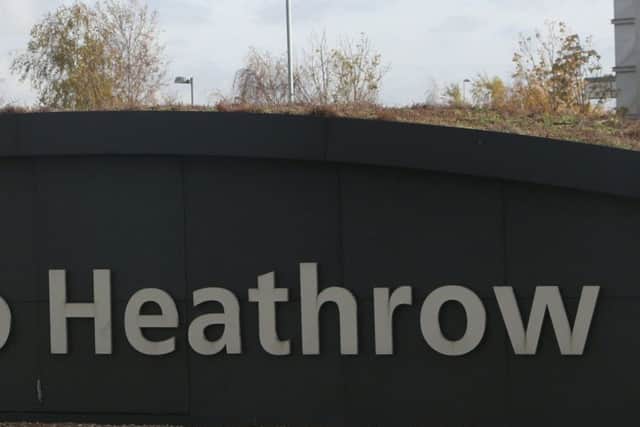 File photo dated 29/10/2012 of of a Heathrow Airport sign. Picture: Steve Parsons/PA Wire
