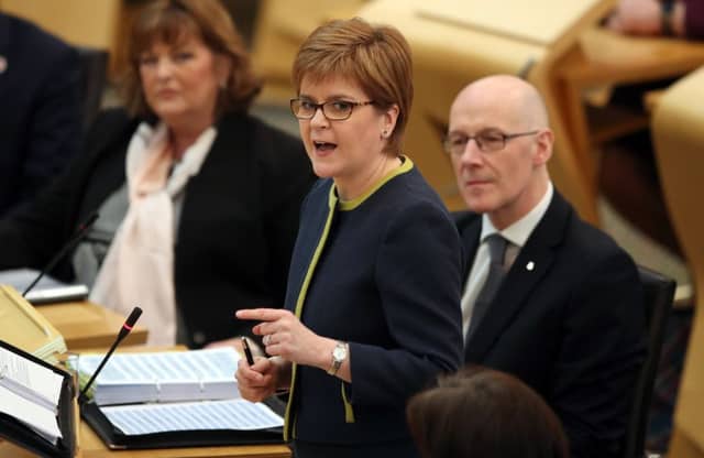 Nicola Sturgeon demanded a No Deal Brexit was ruled out. Picture: PA