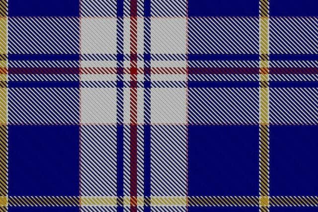 Designed  by an Elvis Tribute Artist, this tartan incorporates the star's favourite colour pink plus a gold band to represent his legendary number of Gold Discs.