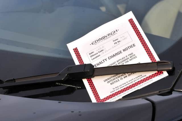 Edinburgh council made the highest amount from parking fines. Picture: Lisa Ferguson