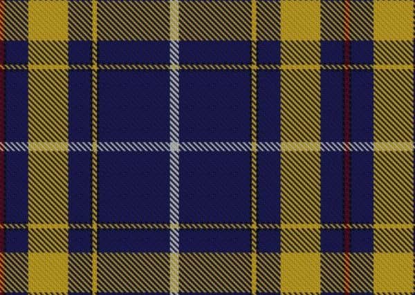 The tartan was designed by William Chalmers of Kilsyth. An authentic Scottish Tartan for all Europeans, the squares are worked round the twelve stars on the European Union Flag.