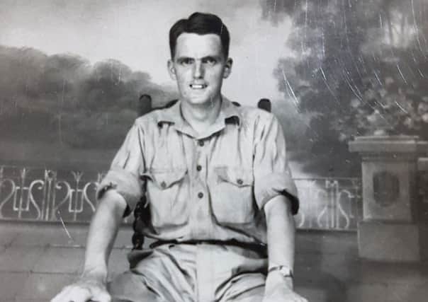 Harry Golding, who has died aged 98, in his wartime days