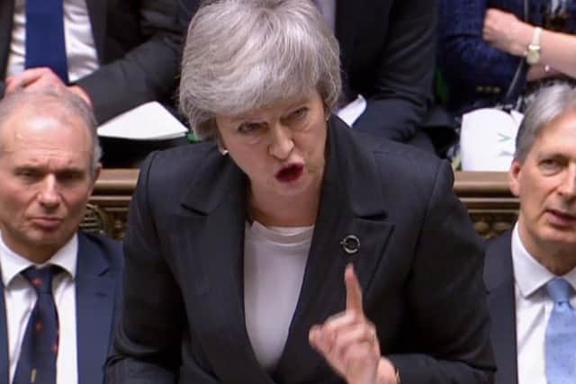 The Prime Minister suggested MPs to 'give up EU membership' for Lent as a Tory MP called on the Commons to back her Brexit deal. Picture: AFP/Getty Images