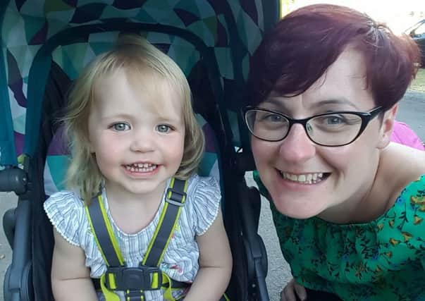 Megan Clarkson with her mother Kelly, who says the two-year-old's fatal symptoms were not taken seriously. Picture: SWNS