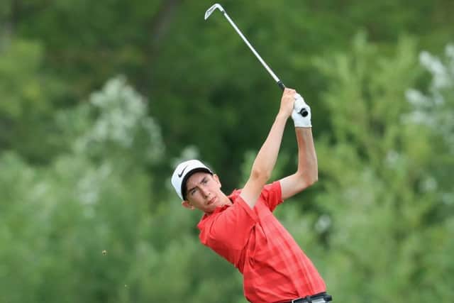 Tom McKibbin shot a five-under 67 in the Major Champions Invitational in Florida. Picture: Matthew Lewis/Getty Images
