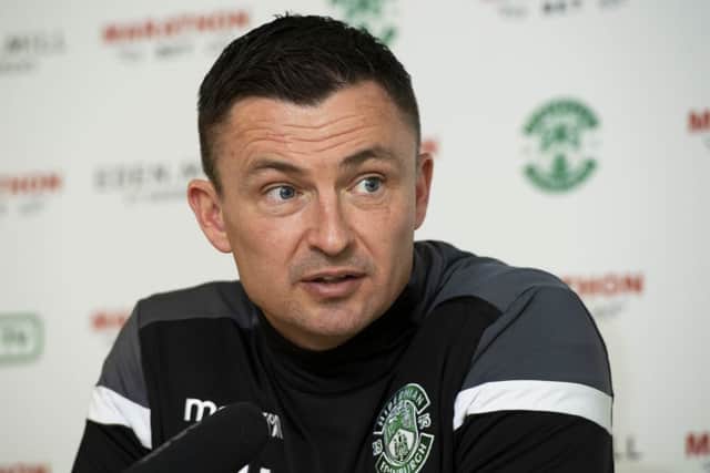 Hibernian manager Paul Heckingbottom. Picture: SNS