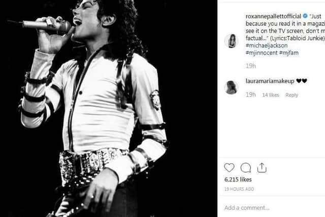 The post was shared ahead of the documentary Leaving Neverland was aired on television
