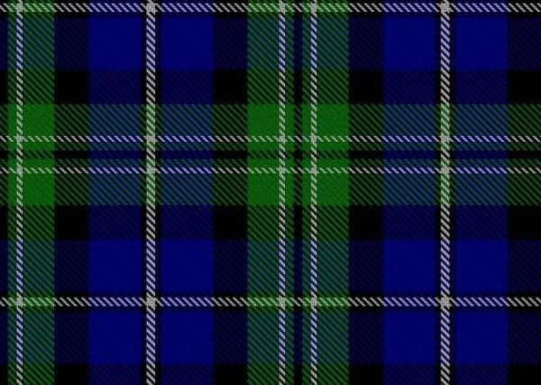 The official state tartan designed by Joe McD.Campbell in 2001 with the Blue for the sky and waterways; green for agriculture and forests ; white for sugar cane, and magnolias; and black for petroleum.