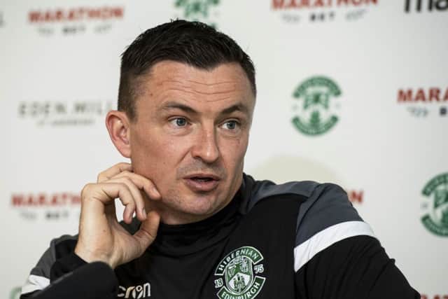 Hibs manager Paul Heckingbottom. Picture: SNS