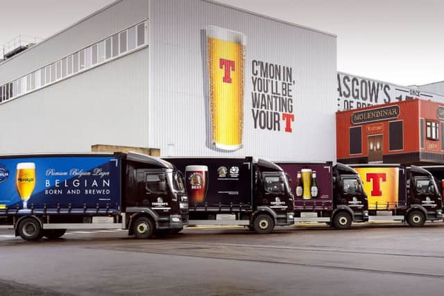 The Tennent's owner is forecasting full-year figures to be at the upper end of market estimates.  Picture: Andy Buchanan