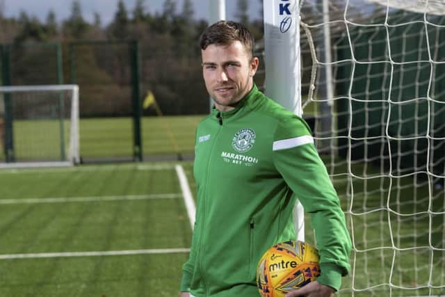 Hibs' priority is to finish in the top six says Lewis Stevenson. Picture: SNS.