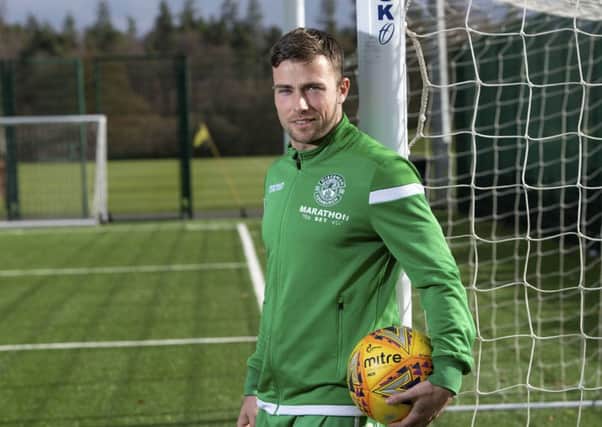 Hibs' priority is to finish in the top six says Lewis Stevenson. Picture: SNS.