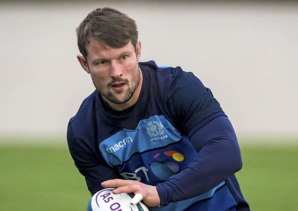Peter Horne will be , a second receiver when the field splits. Picture: SNS/SRU.