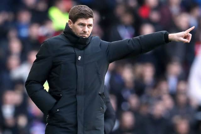 Rangers manager Steven Gerrard. Picture: Andrew Milligan/PA Wire