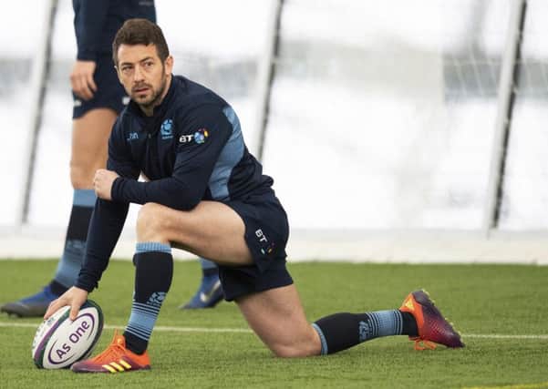 Scotland captain Greig Laidlaw has been dropped to the bench. Picture: SNS