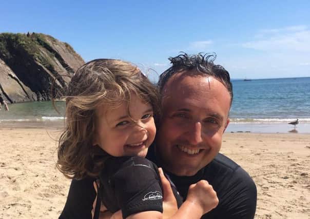 Alex Cole-Hamilton MSP has told how he saved his four-year-old daughter from choking to death on a coin, after "muscle memory" kicked in from a first aid course he took 25 years ago.
Picture: Alex Cole-Hamilton/Twitter