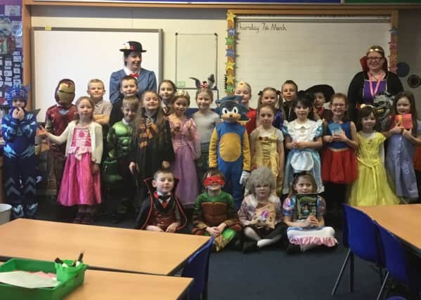 Pupils and staff at Rothesay Primary School dressed up as their favourite book characters.