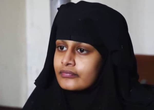 Shamima Begum - the schoolgirl who fled London to join the Islamic State group in Syria. Picture: PA