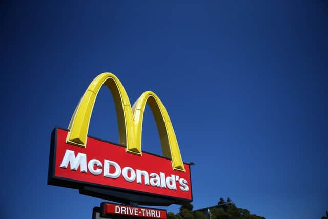 McDonald's has bought AI technology to use for its drive-thru orders. Picture: Justin Sullivan/Getty Images