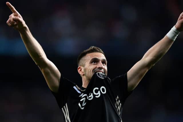 Dusan Tadic was a big money signing for Ajax from Southampton. Picture: AFP/Getty Images