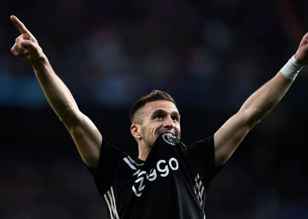 Dusan Tadic was a big money signing for Ajax from Southampton. Picture: AFP/Getty Images