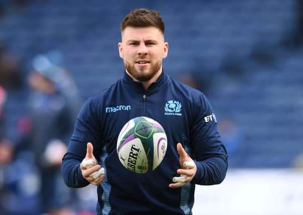 Scotland's Ali Price started the Six Nations match against Wales in place of Greig Laidlaw. Picture: Ross Parker/SNS