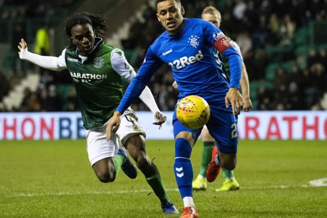 James Tavernier wantes better security after being targeted by a fan at Easter Road. Picture: SNS.