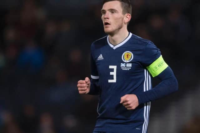 Andy Robertson is been dubbed the best left-back in the world. Picture: SNS