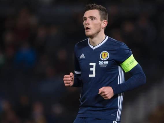 Andy Robertson is been dubbed the best left-back in the world. Picture: SNS