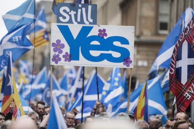 Last year's 500 Mile march saw hundreds of pro-independence supporters take to the streets.