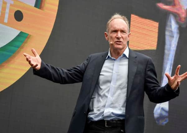 Tim Berners-Lee. Picture:  Riccardo Giordano/IPA/REX/Shutterstock