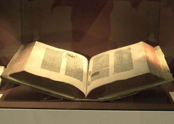 The Gutenberg Bible was the beginning of a publishing revolution and centuries of upheaval in Europe (Olaf Jentzsch/AP)